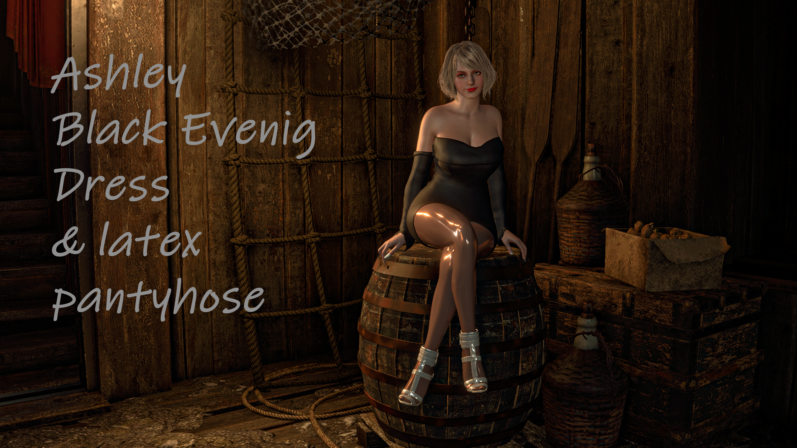 Сексуальный косплей эшли из resident evil 4 (18+)
