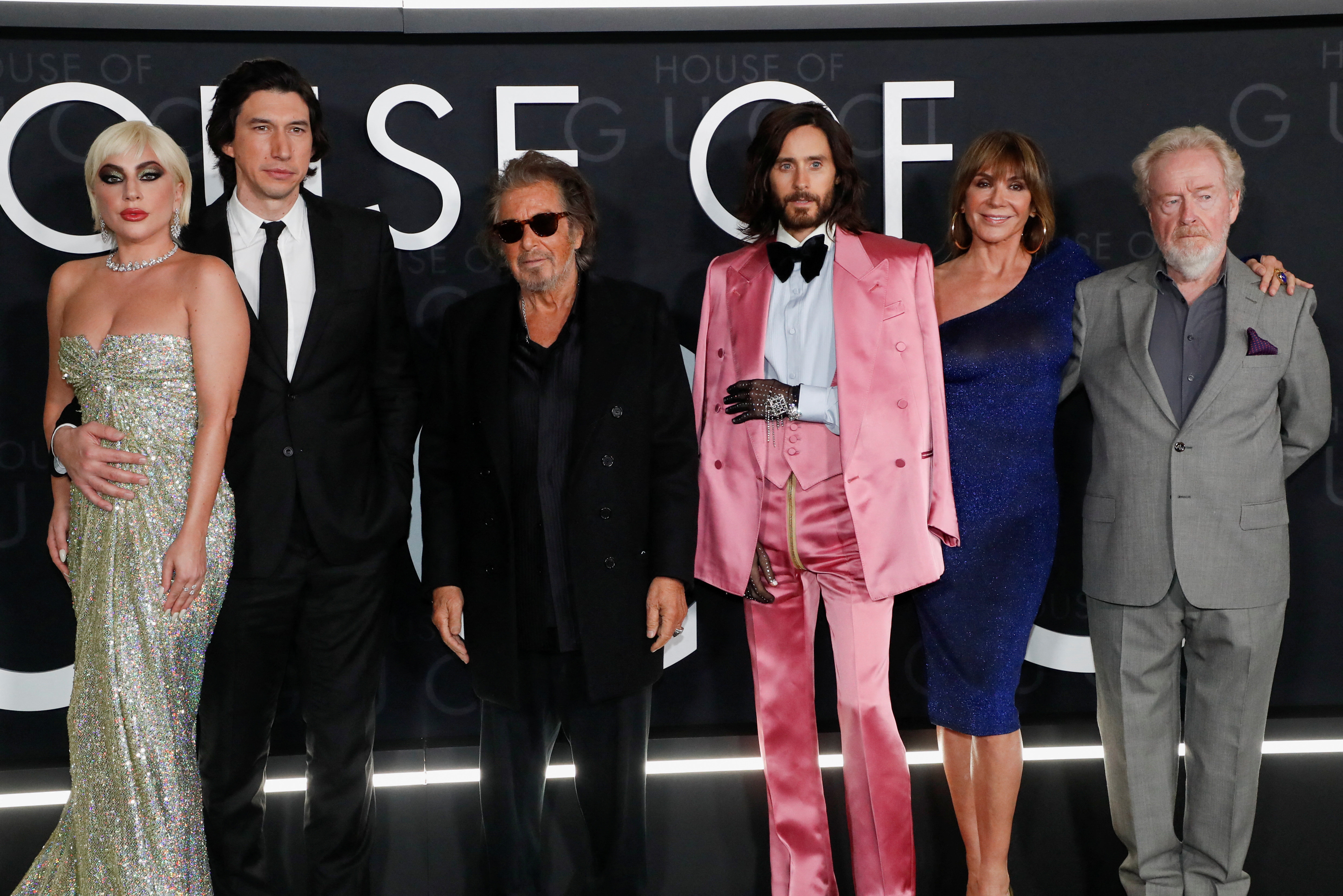 The internet has lost it over adam driver and lady gaga's transformations for 'house of gucci'