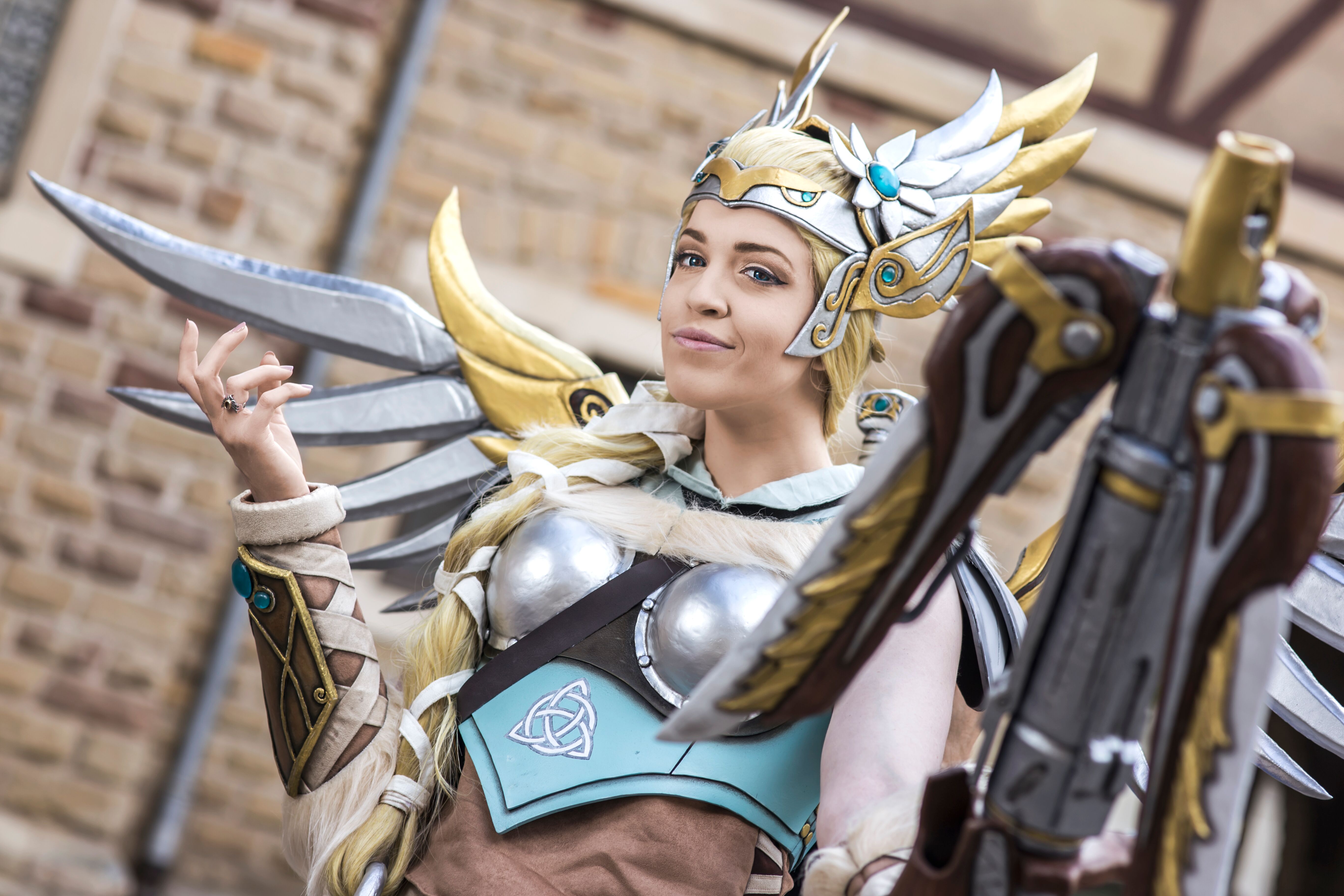 Elon musk shares photo of overwatch mercy cosplay he had amber heard wear - dexerto
